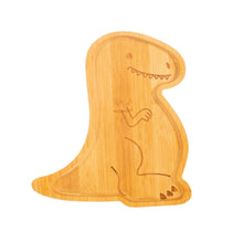 Load image into Gallery viewer, Bamboo T-Rex Plate