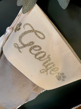 Load image into Gallery viewer, Luxury Silver Velvet Stocking - Personalised