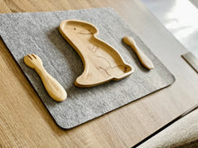 Load image into Gallery viewer, Bamboo T-Rex Plate