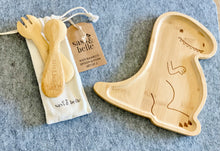 Load image into Gallery viewer, Bamboo T-Rex Plate