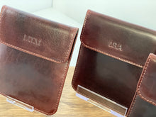 Load image into Gallery viewer, Personalised Luxury Leather RFID/ Faraday Key Pouch