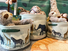 Load image into Gallery viewer, Set of 3 Safari Storage Baskets