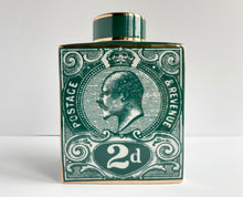 Load image into Gallery viewer, Vintage Style Postage Stamp Jar - Large - Teal