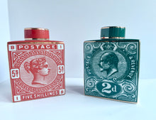 Load image into Gallery viewer, Vintage Style Postage Stamp Jar - Large - Burnt Orange