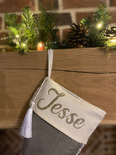 Load image into Gallery viewer, Luxury Red Velvet Stocking - Personalised