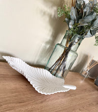 Load image into Gallery viewer, Antique White Leaf Tray
