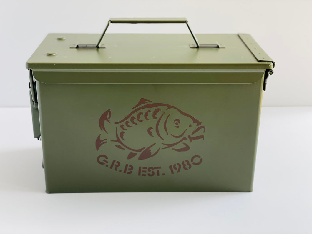 ammo box fishing Personalised Fishing Essentials Ammo Box – George And Brookes