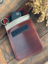 Load image into Gallery viewer, Personalised Luxury Leather RFID/ Faraday Key Pouch
