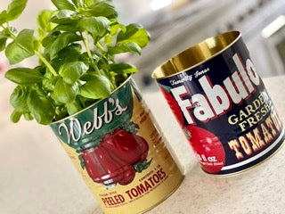 Retro Style Storage Tins - Tomatoes