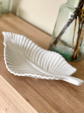 Load image into Gallery viewer, Antique White Leaf Tray
