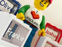 Load image into Gallery viewer, White Lego Style Money Box - Personalised
